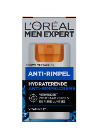 L'Oréal Paris Men Expert Stop Rimpels Hydraterende Gezichtscrème 50 ML