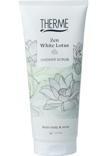 Therme Zen white lotus shower scrub (200 Milliliter)
