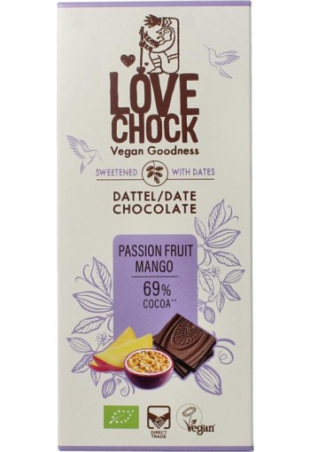Lovechock Passionfruit mango bio (70 Gram)