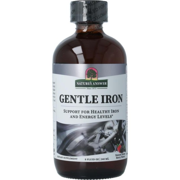 Natures Answer IJzer mild vloeibaar (240 Milliliter)