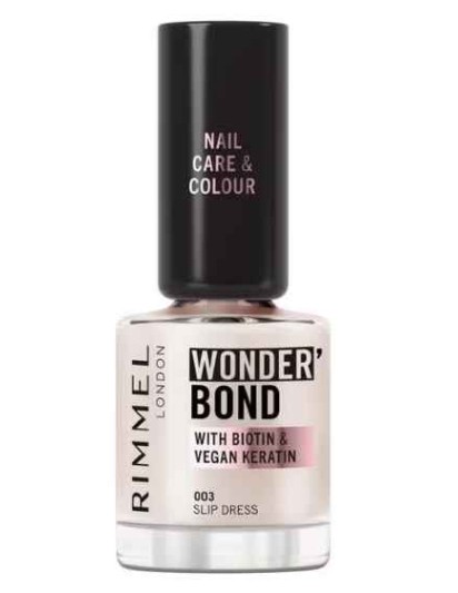 Rimmel London Wonder'Bond Care+Color Nagellak - Roze - 003 Slip Dress
