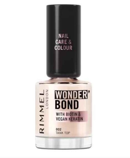 Rimmel London Wonder'Bond Care+Color Nagellak - Creme - 002 Tank Top