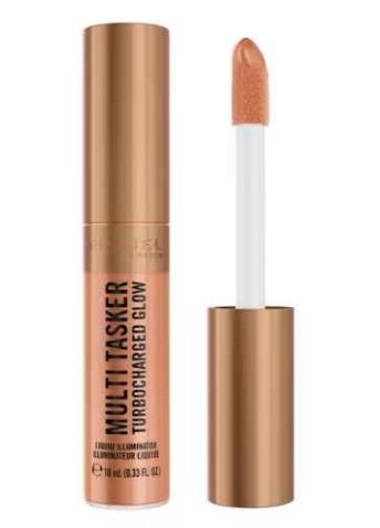 Rimmel London Multi Tasker Turbocharged Glow Liquid Illuminator Bronzer - Brons - 007 Spilling the tea