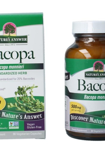 Natures Answer Bacopa 500mg (90 Capsules)