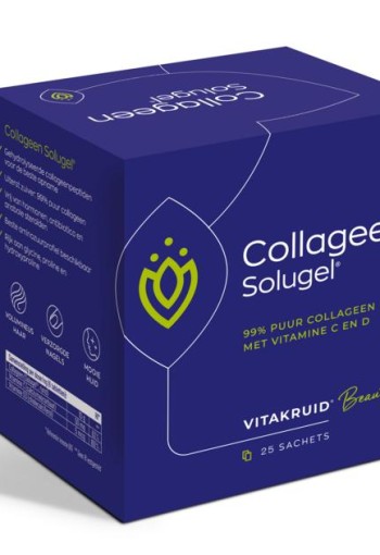 Vitakruid Collageen solugel vit C en D sachet 10 gram (25 Sachets)