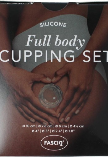 Fasciq Full body cupping set in box (4 Stuks)