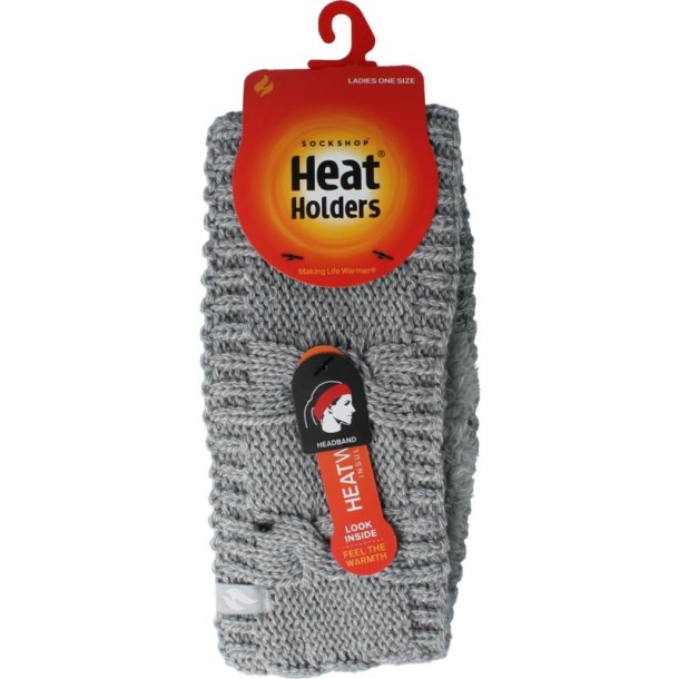 Heat Holders Ladies headband light grey (1 Stuks)