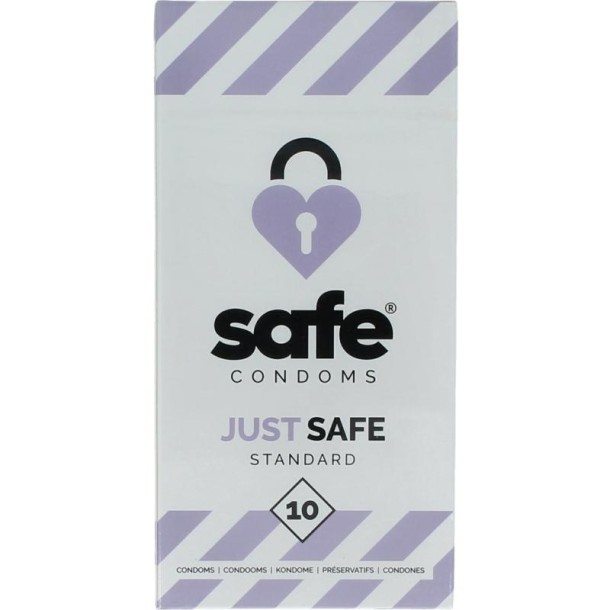Safe Condooms siliconen glijmiddel (10 Stuks)