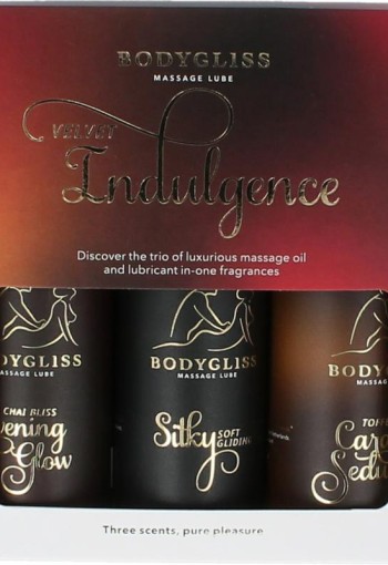 Bodygliss Velvet indulging three-pack travel edition (150 Milliliter)