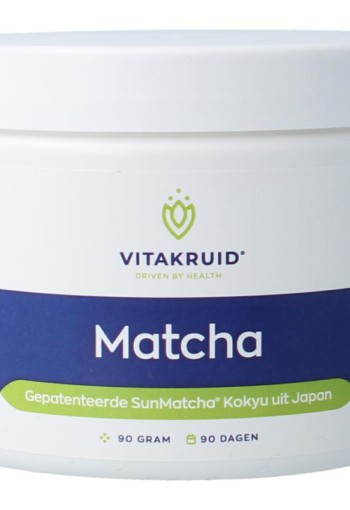 Vitakruid Matcha premium sunmatcha kokyu uit Japan (90 Gram)
