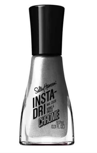 Sally Hansen Insta-Dri Chrome Nagellak - Zilver - 126 Steel the Show