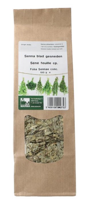 Marma Senna blad gesneden (100 Gram)