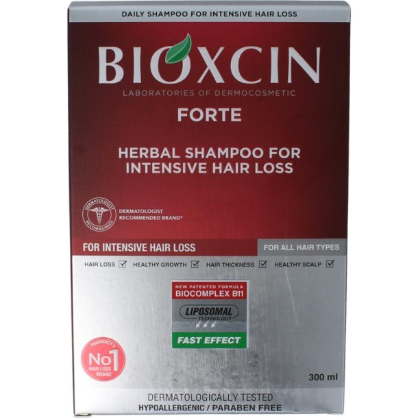 Bioxcin Forte shampoo anti haaruitval (300 Milliliter)