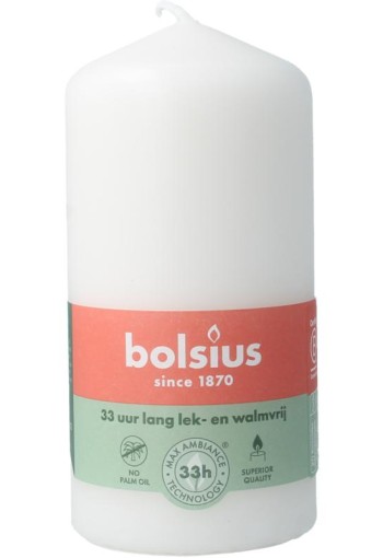 Bolsius Stompkaars 120-58 cloudy white (1 Stuks)