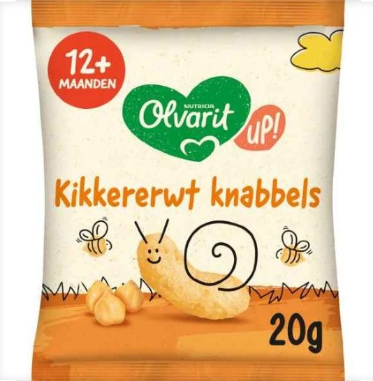 Olvarit Kikkererwt Knabbels 12 Maanden