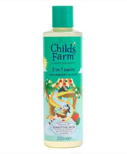 Childs Farm 3 in 1 Swim, Strawberry & Mint 250 ML