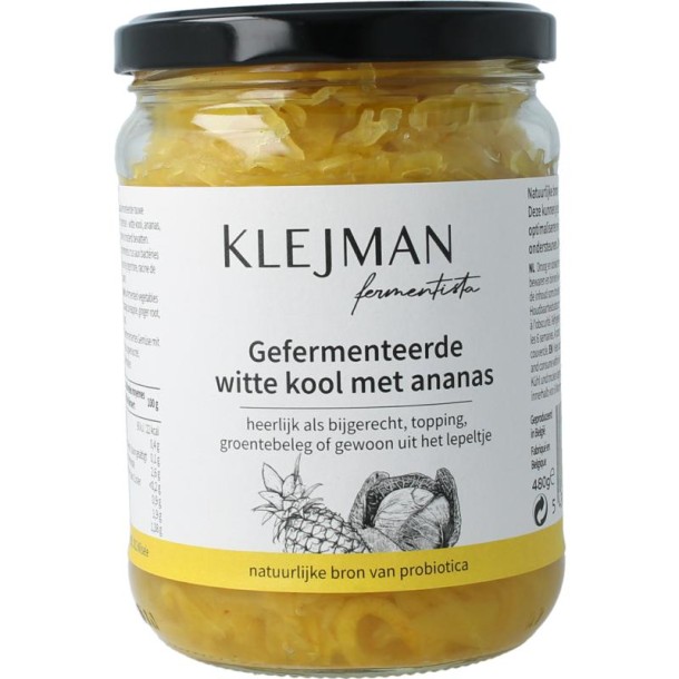 Klejman Gefermenteerde witte kool met ananas (480 Gram)