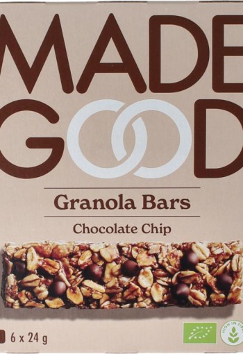 Madegood Granola bar chocolate chip 24 gram bio (6 Stuks)