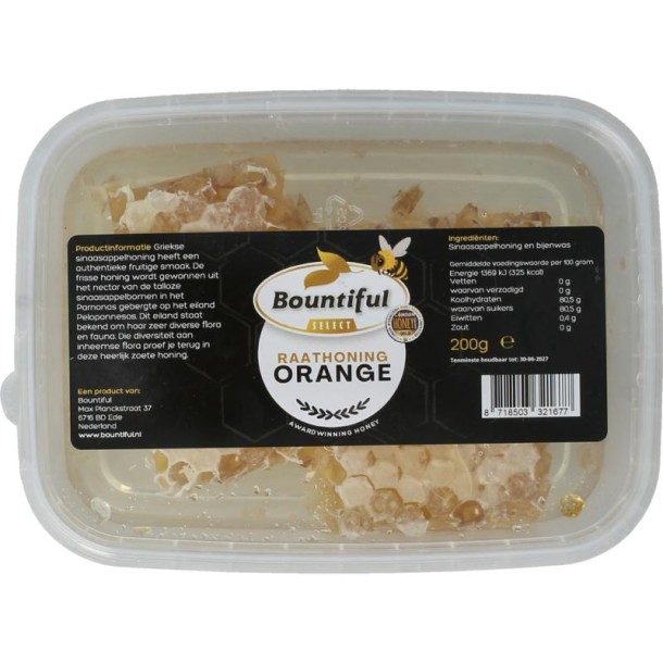 Bountiful Griekse honingraat sinaasappel (200 Gram)