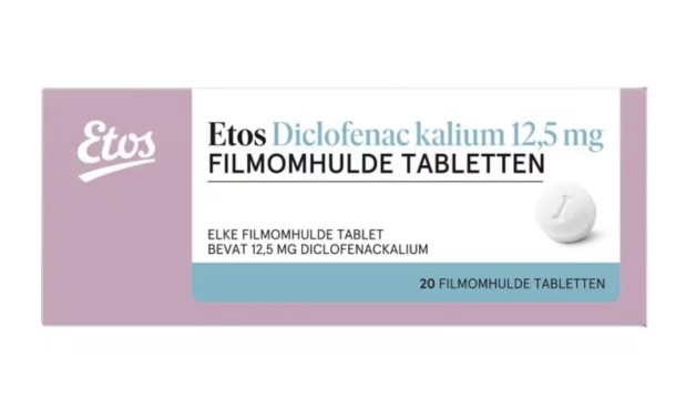 Etos diclofenac kalium tabletten 12,5mg 20st