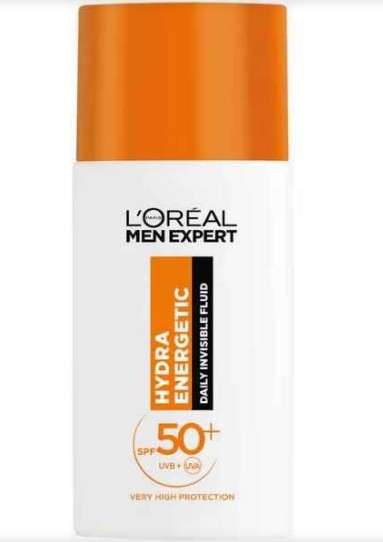 L'Oréal Men Expert Hydra Energetic Daily UV Fluid PSF50+ met Vitamine C 50ML