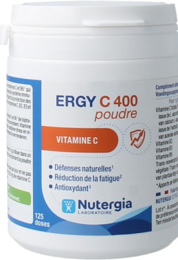 Nutergia Ergy C 400 poeder (125 Gram)