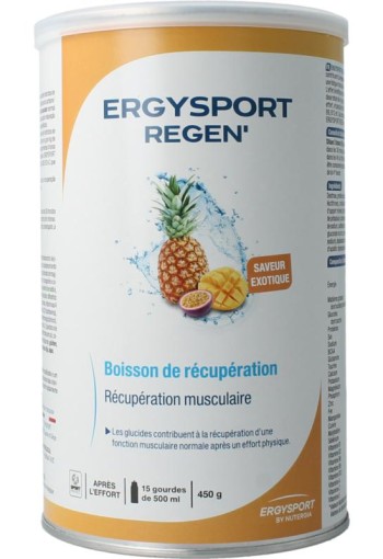 Nutergia Ergysport regen exotisch (450 Gram)