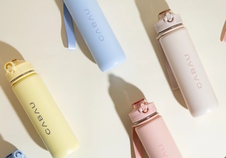 Cabau Lifestyle Bloom Bottle Stainless Steel Pink