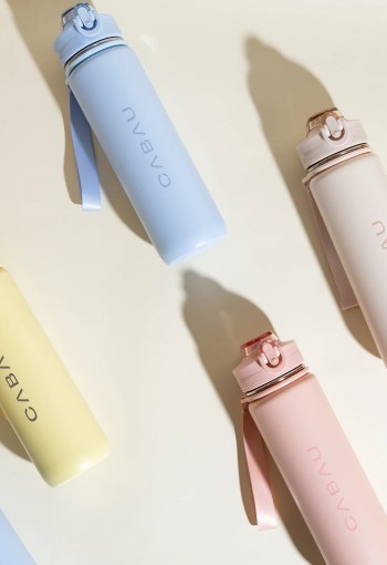 Cabau Lifestyle Bloom Bottle Stainless Steel Pink