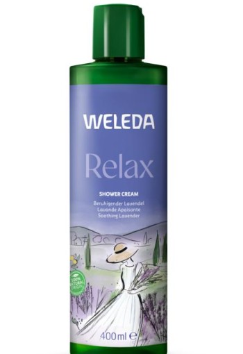 Weleda Relax douchecreme lavendel bio 400 Milliliter
