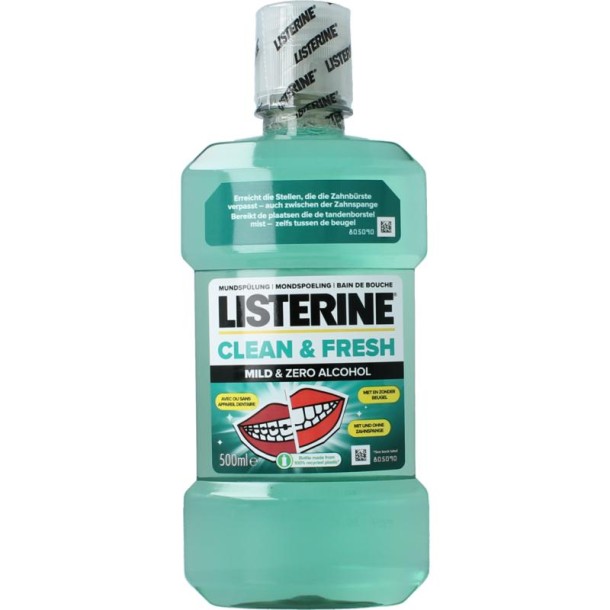 Listerine Mondwater clean & fresh (500 Milliliter)