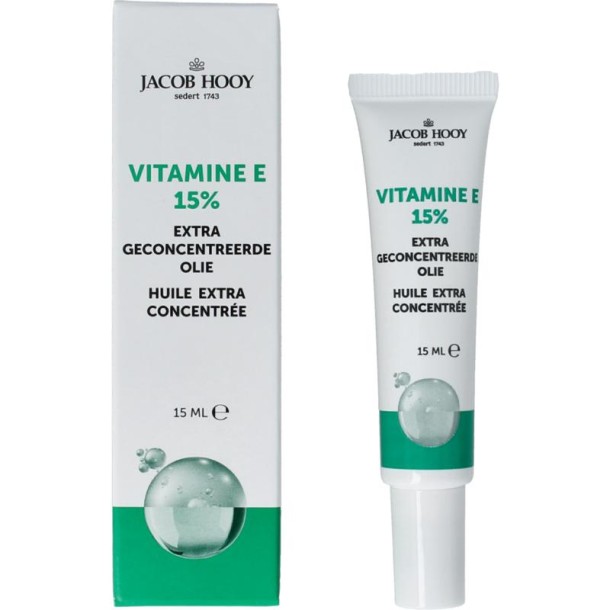 Jacob Hooy Vitamine E olie 15% concentraat (156 Milliliter)