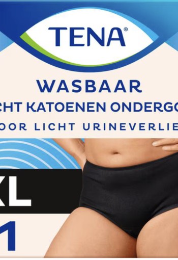 Tena wasbaar ondergoed zwart XL
