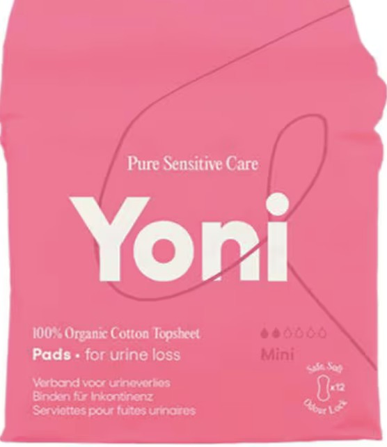 Yoni Verband Urineverlies Mini Bio Katoenen Toplaag 12 stuks