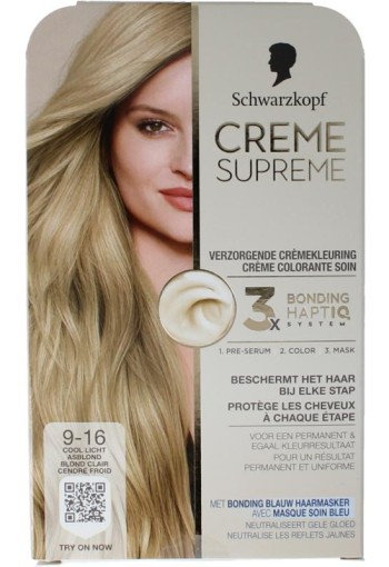 Schwarzkopf Creme supreme 9-16 licht blond (1 Stuks)