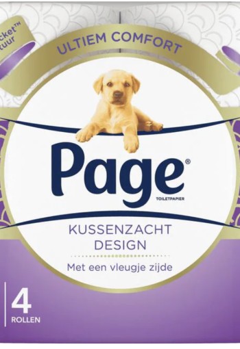 Page Kussenzacht Design Toiletpapier 4 rollen