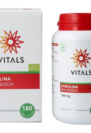 Vitals Spirulina 500mg bio (180 Tabletten)