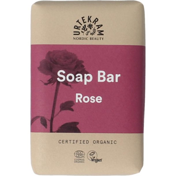 Urtekram Rozen stukje zeep bio (100 Gram)
