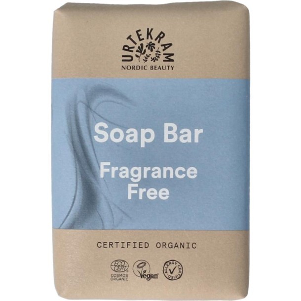 Urtekram Zeep geurvrij gevoelige huid bio (100 Gram)