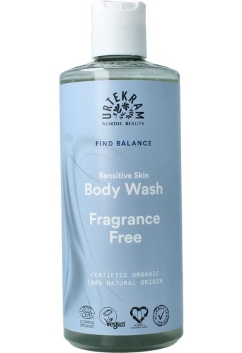 Urtekram Body wash geurvrij gevoelige huid bio (500 Milliliter)
