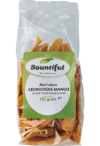 Bountiful Mango gedroogd zonder toegevoegde suikers (150 Gram)