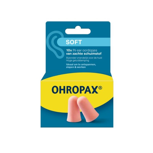 Ohropax Oordopjes soft (10 Stuks)