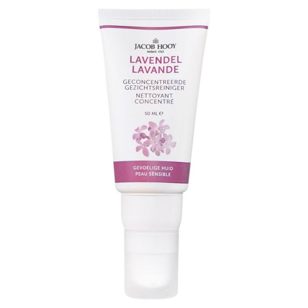 Jacob Hooy Lavendel creamy face cleaner (50 Milliliter)