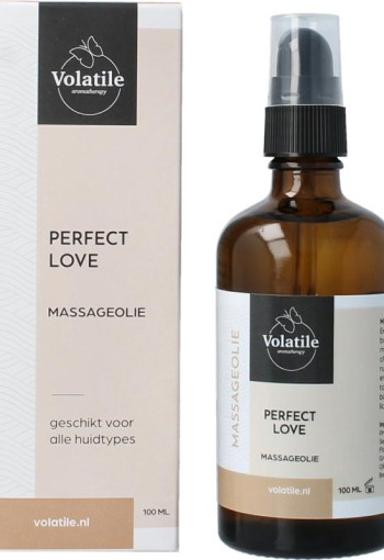 Volatile Massageolie perfect love glas met pomp (100 Milliliter)