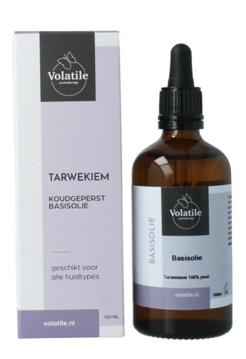 Volatile Tarwekiem koudgeperst basisolie glazen fles (100 Milliliter)