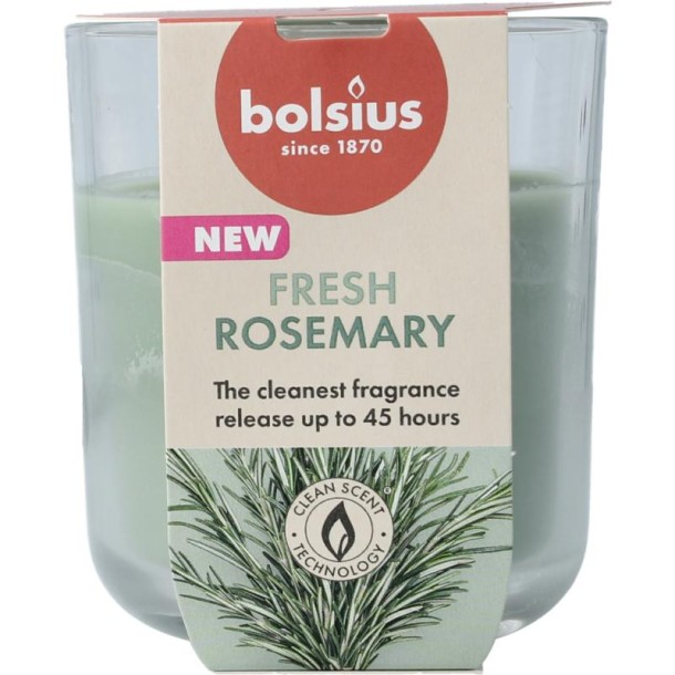 Bolsius Geurglas 97/85 true scents rosemary (1 Stuks)