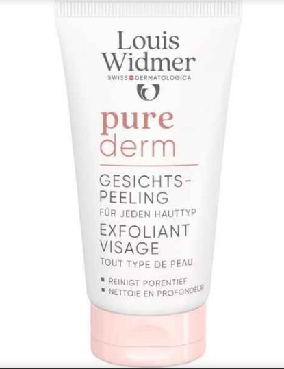 Louis Widmer Purederm Gezichtspeeling Licht Geparfumeerd 50 ML