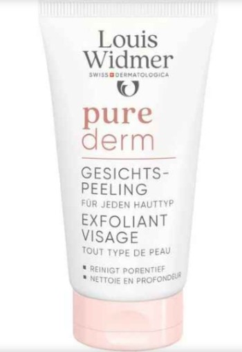 Louis Widmer Purederm Gezichtspeeling Zonder Parfum 50 ML