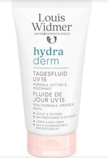 Louis Widmer Hydraderm Dag Fluide UV SPF 15 Zonder Parfum 50ML