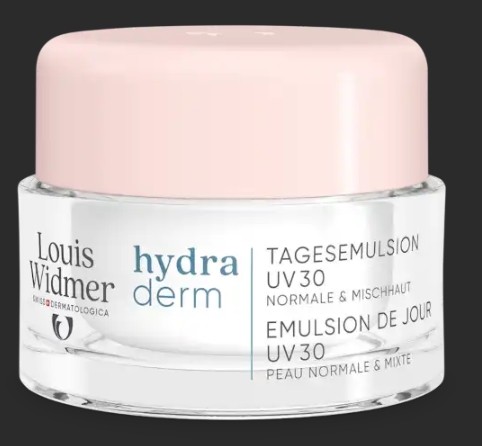 Louis Widmer Hydraderm Dagemulsie UV 30 Zonder Parfum 50ML